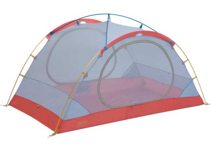 Backpacking Orange tent