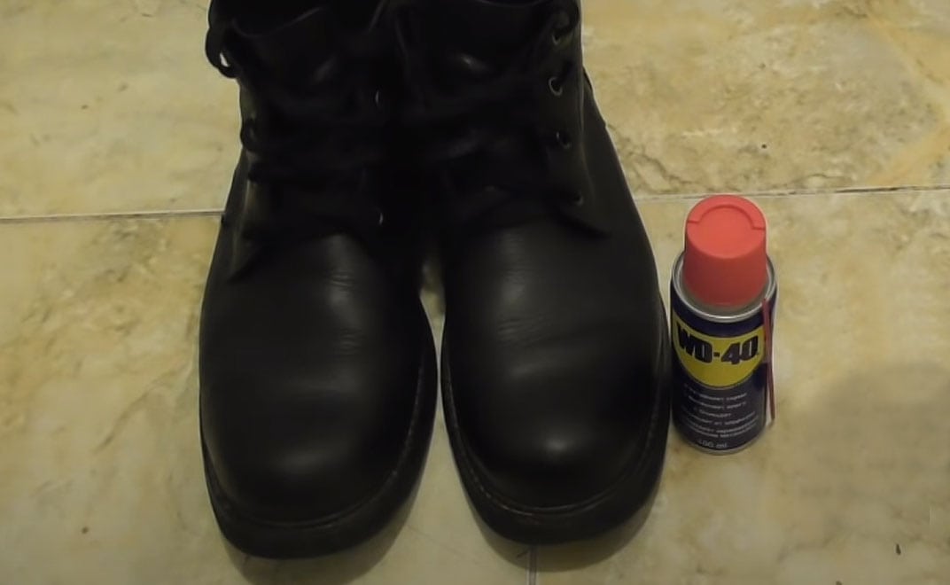waterproofing shoes with wd40