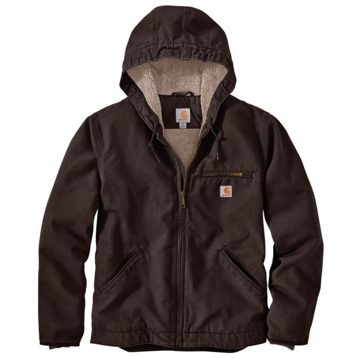 Buy Carhartt Men's Big Wash Duck Sherpa Lined Jacket by Carhartt