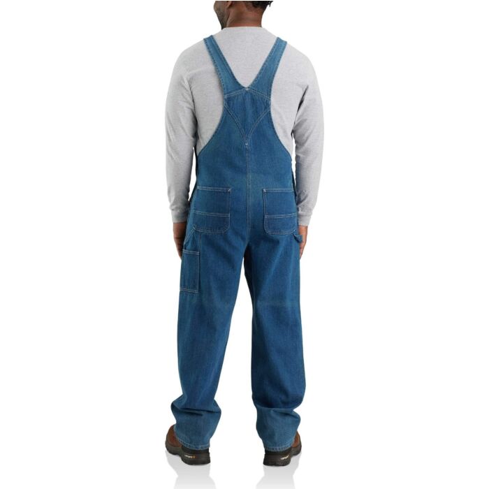Buy Carhartt Men's Unlined Washed Denim Bib by Carhartt