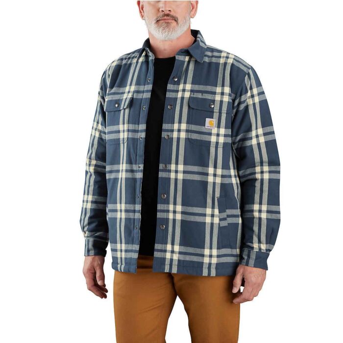Buy Carhartt Men's RelaxedFit Flannel Sherpa Shirt Jac by Carhartt