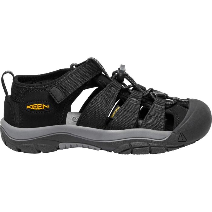 Buy Keen Big Kids' Newport H2 Sandals - Black/Keen Yel by Keen