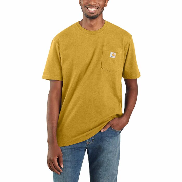 Skænk Array smække Buy Carhartt Men's Big & Tall Loose Fit Heavyweight Short-Sleeve Pocket T- Shirt - Discontinued Colors Online