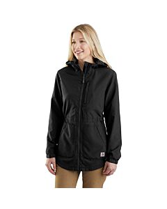 Carhartt Women's Rain Defender Lightweight Coat, Black