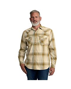 Carhartt Men's Montana RuggedFlex Snap Plaid Shirt, Chalk