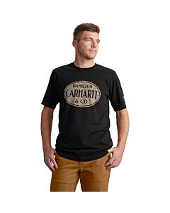 Carhartt Men's Loose Fit Hamilton Graphic T-Shirt, Black