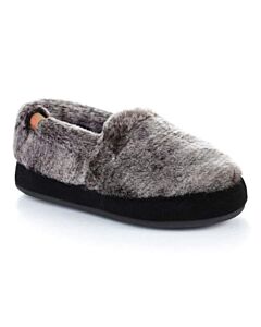 Acorn Women's Moc Slippers, Charcoal
