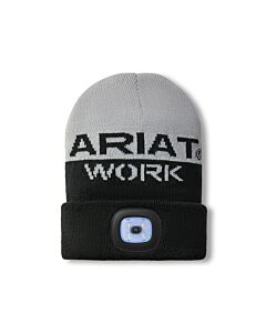 Ariat Rebar Headlight Beanie - Heather Grey
