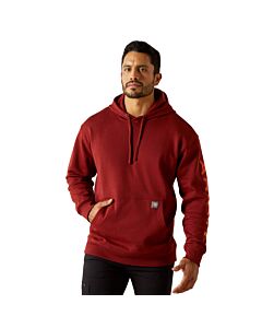 Ariat Men's Rebar Graphic Hoodie, Russet Brown