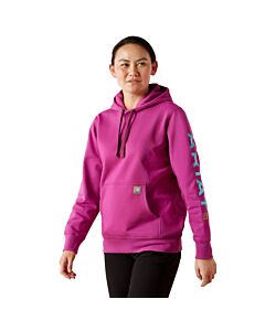 Ariat Women's Rebar Graphic Hoodie, Willowherb