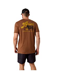 Ariat Men's BBQ Smoke T-Shirt, Soft Silt