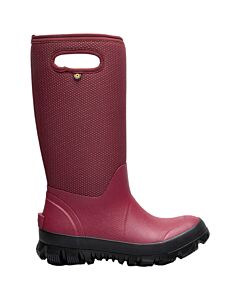 Bogs Women's Whiteout Dots Boots, Oxblood
