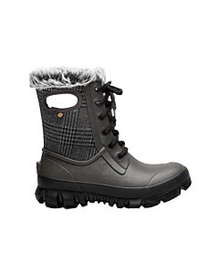 Bogs Women's Arcata Plaid Boots, Cement