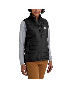 Carhartt Women's Rain Defender Insl Mock-Neck Vest, Black