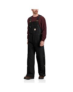 Carhartt Men's Duck Zip-to-Thigh Insulated Bib