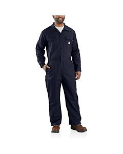 Carhartt Men's FR Unlined Loose Fit Twill Coverall, Dark Navy