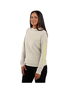 Carhartt Women's Force Sun Graphic Long Sleeve, Chalk