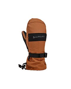 Carhartt Kids' Junior WP Insulated Gauntlet Mitt, Brown