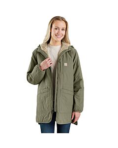 Carhartt Women's Lightweight Insulated Hood Jacket, Dusty Olive