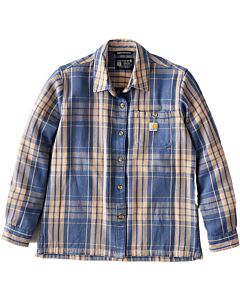 Carhartt Women's Loose Fit Flannel Shirt, Faded Navy