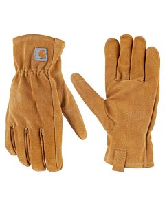 Carhartt Men's Leather Open Cuff Glove, Barley