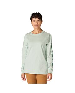Carhartt Women's Dearborn Loose Long Sleeve Shirt, Smoked Teal