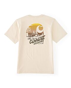 Carhartt Men's Relaxed Fit Irvine Country Tee, Oat Milk