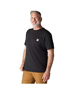 Carhartt Men's Big & Tall Workwear Pocket T-Shirt K87, Black