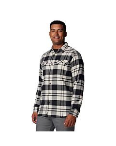 Columbia Men's Flare Gun Stretch Flannel, Black River