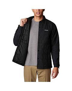 Columbia Men's Landroamer Quilted Shirt Jacket, Black