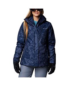 Columbia Women's Whirlibird V Printed 3in1 Jacket, Coll Navy