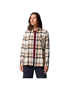 Columbia Women's Calico Basin Flannel Shirt Jacket, Canoe