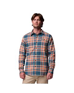 Columbia Men's Pitchstone Heavyweight Flannel II, Everblue