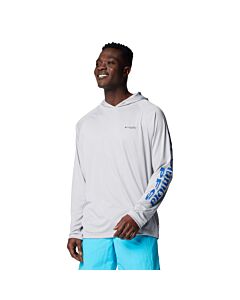 Columbia Men's PFG Terminal Tackle Hoodie, Cool Grey
