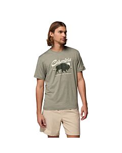 Columbia Men's Parsons Point Crew Tee, Stone Green