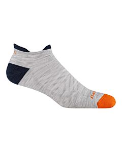 Darn Tough Men's Run No Show Tab Ultra Light Socks, Ash