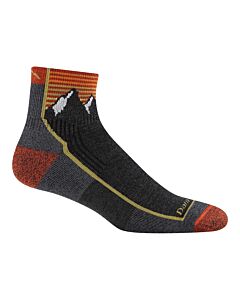 Darn Tough Men's Hiker 1/4 Socks, Mountain Gray
