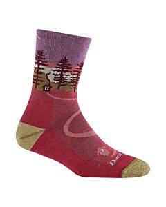 Darn Tough Women's Hiker MicroCrew Socks, Cranberry