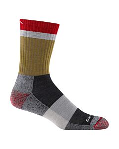 Darn Tough Men's Heady Stripe Micro Crew Socks, Ash