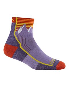 Darn Tough Women's Hiker 1/4 Crew Socks, Mountain Lupine