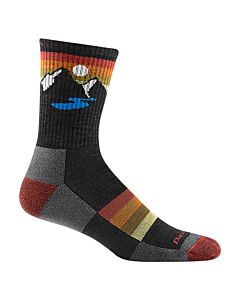 Darn Tough Men's Sunset Ridge MicroCrew Hike Socks, Charcoal