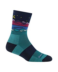Darn Tough Women's Coolmax Mirror Lake Micro Crew Socks, Dark Teal
