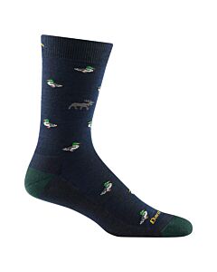 Darn Tough Men's Duck Duck Moose Crew Socks, Eclipse