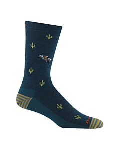 Darn Tough Men's Wool'd Wool'd West Crew Socks, Dark Teal