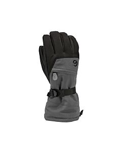 Gordini Men's Stomp Gloves, Gunmetal/Black