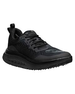 Keen Men's WK400 Walking Shoe- Triple Black