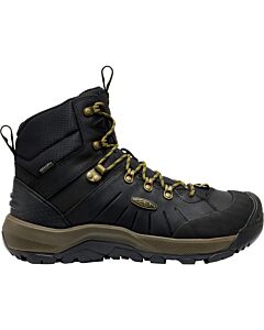 Keen Men's Revel IV Mid Polar Boots, Black/Lemon Cur
