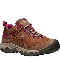 Keen Women's Targhee IV WP Shoe - Bison/Beaujolais