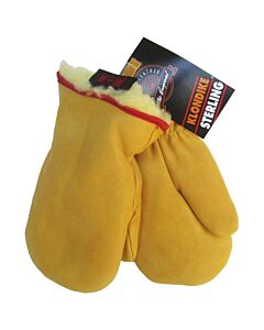 Klondike Sterling Kids Wheat Pile Lined Mitts - XS, Wheat