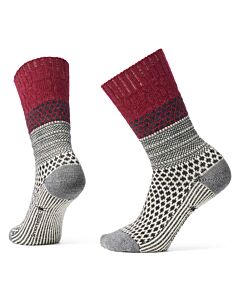 Smartwool Women's Popcorn Cable Socks, Tibetan Red